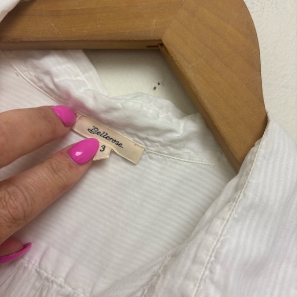 Bellerose Sleeveless Button Front Blouse - Picture 7 of 11